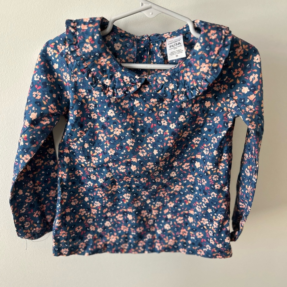 3T Carters Girls Spring Shirt